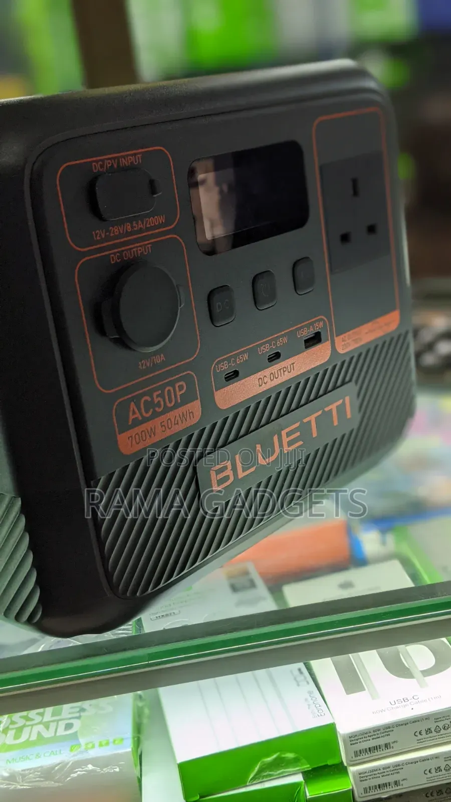 Bluetti Ac50p Portable Power Station With a 504wh Capacity