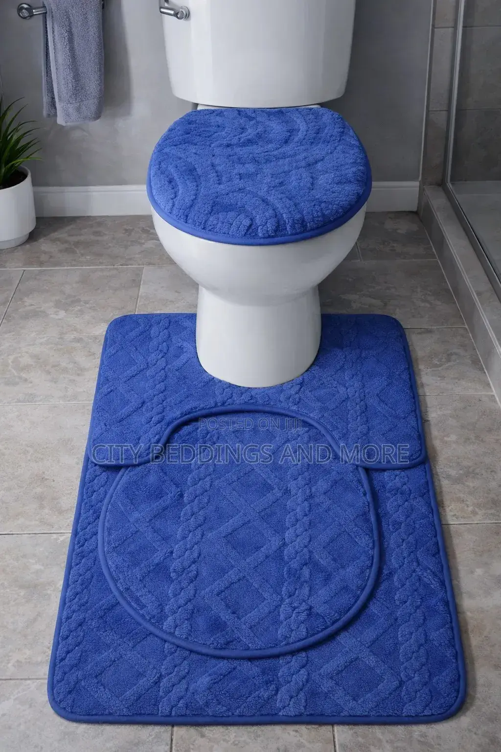 A Set of Bathroom Mats
