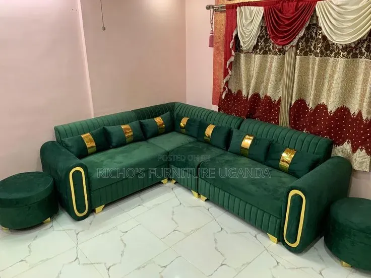 Sofa Set Green in Colour