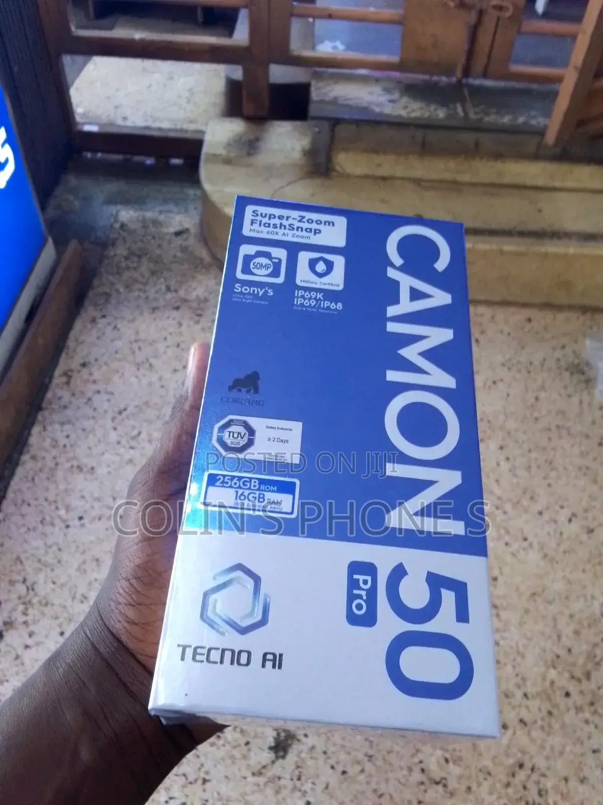 New Tecno Camon 50 Pro 256 GB Black