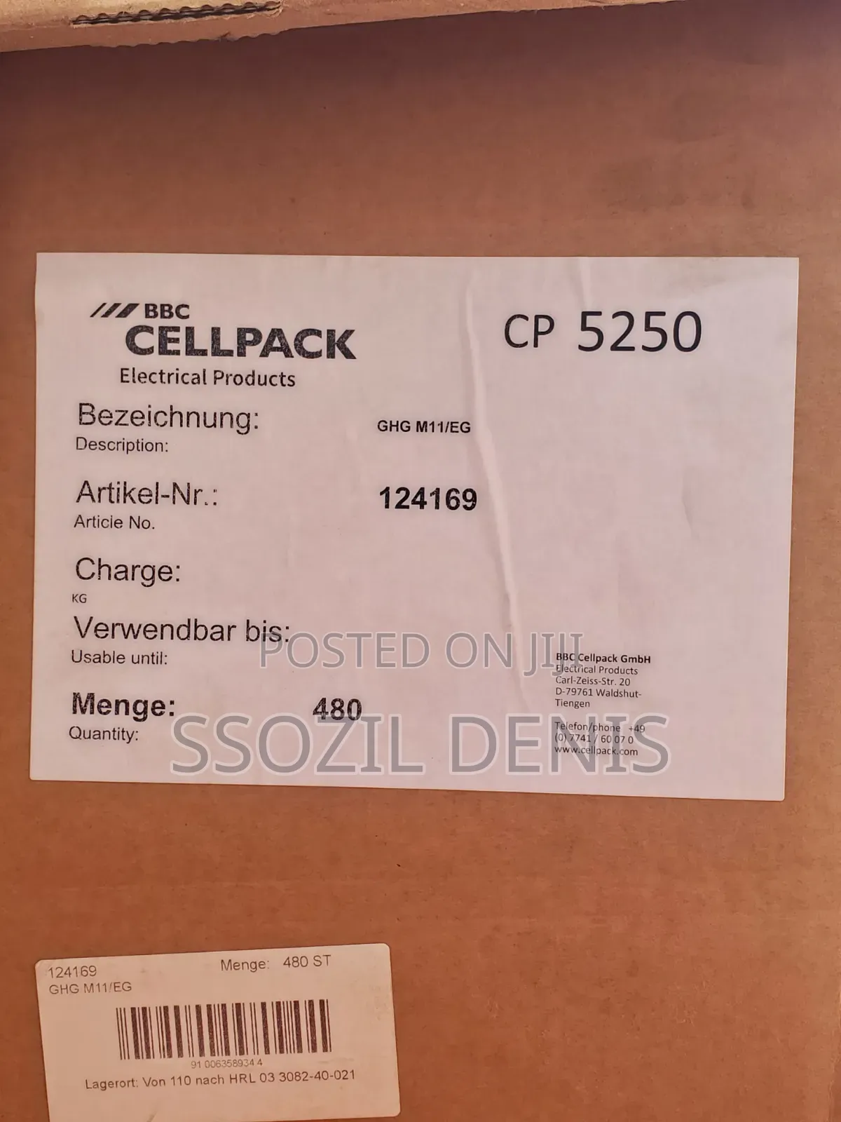 Joint Kit M11 Cell Pack Type Original