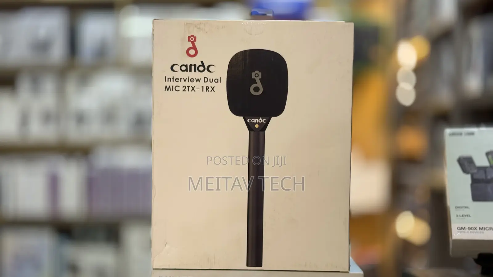 Candc Interview Dual Mic 2tx + 1 Rx Wireless Microphone.