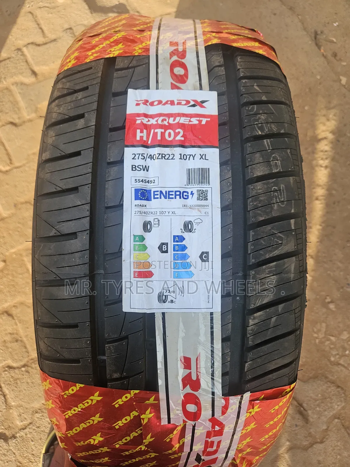 275 40 R22 Roadx Available in Stock Now Give Ur Order in Ur Office 
