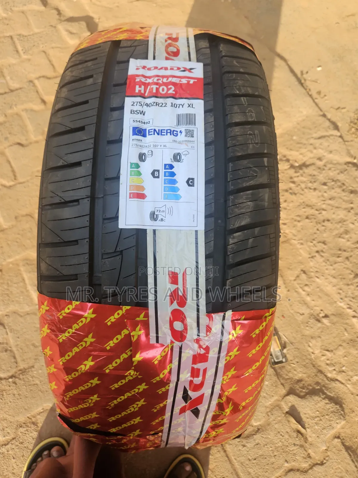 275 40 R22 Roadx Available in Stock Now Give Ur Order in Ur Office 