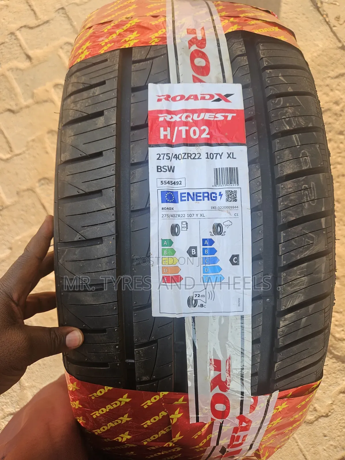 275 40 R22 Roadx Available in Stock Now Give Ur Order in Ur Office 