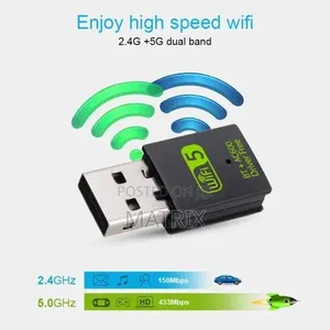 In One Ac600 Wifi Adapter and Bluetooth Dongle 802.11