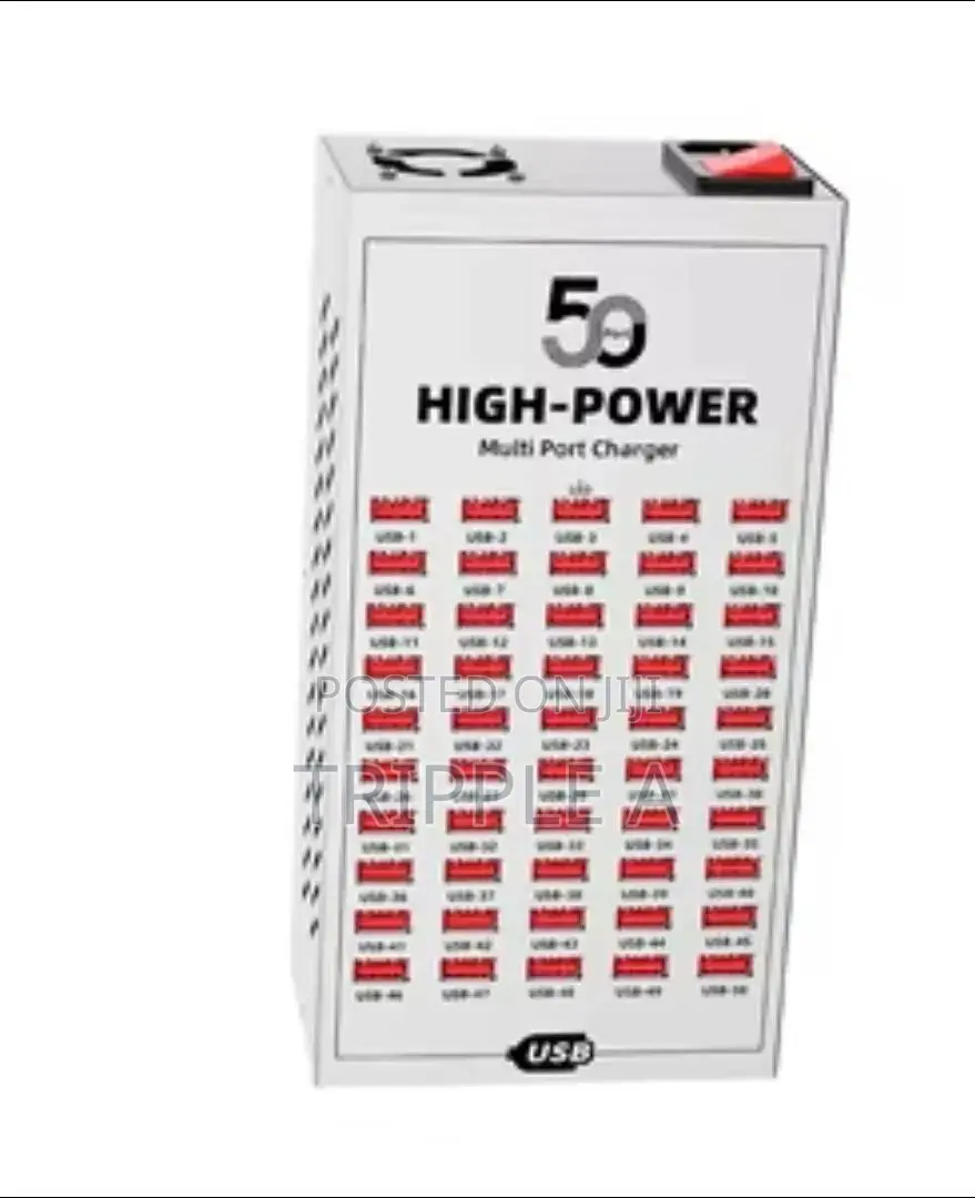 50 Ports Usb High Power Charging Station Commercial Use