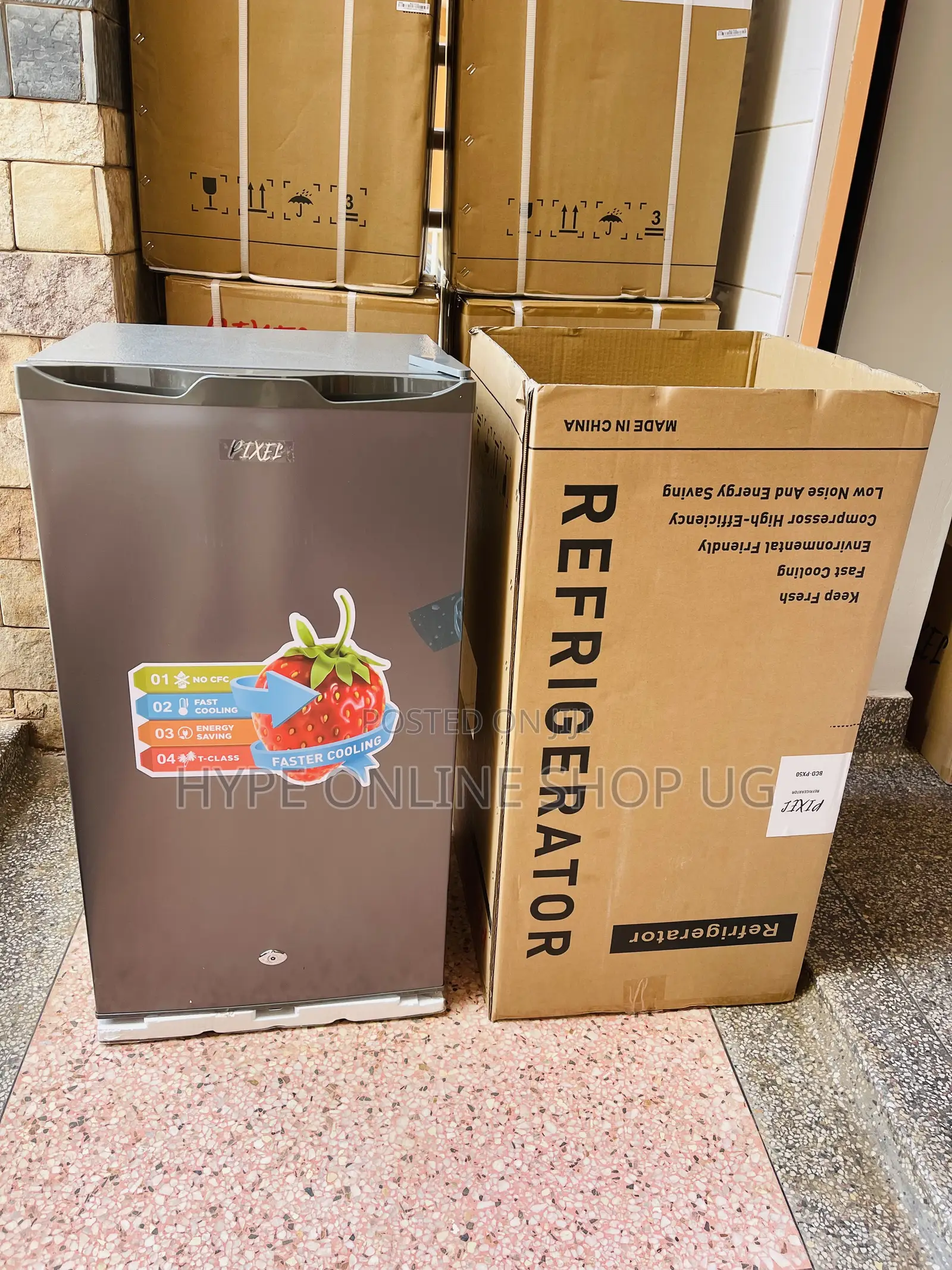 Easy Temperature Brandnew 120l Pixel Single Door Fridge