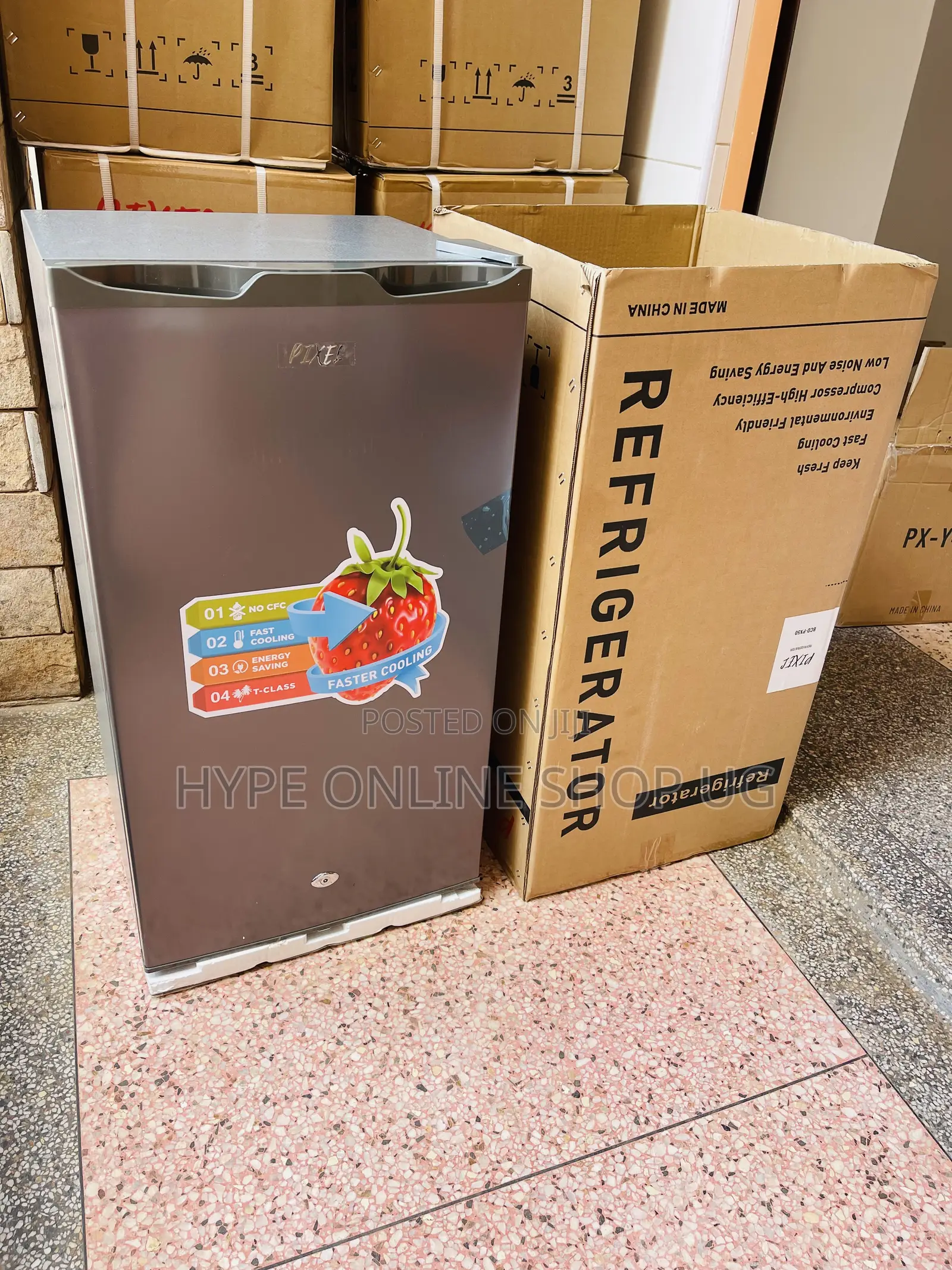 Easy Temperature Brandnew 120l Pixel Single Door Fridge