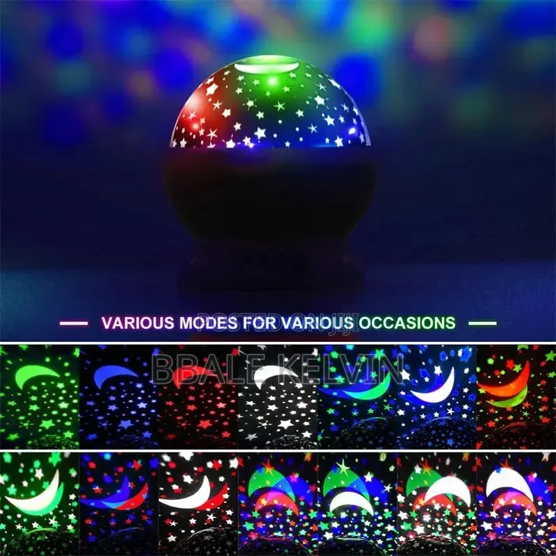 Star Master Dream Rotating Projection Lamps Designed For Rooms