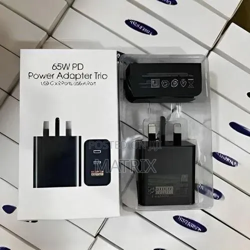 Samsung 65w Power Adapter Trio Super Fast Charger With 65w, 25w, 15w