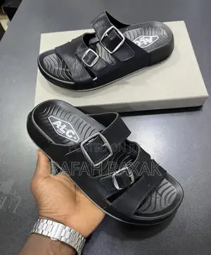Double Buckle Strap Design of Alc Soft Men’S Casual Sandals