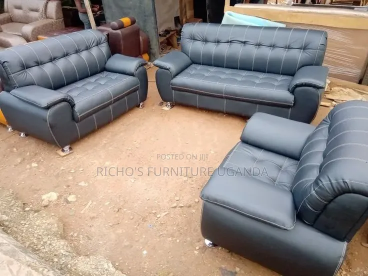 Sofa Set in Leather