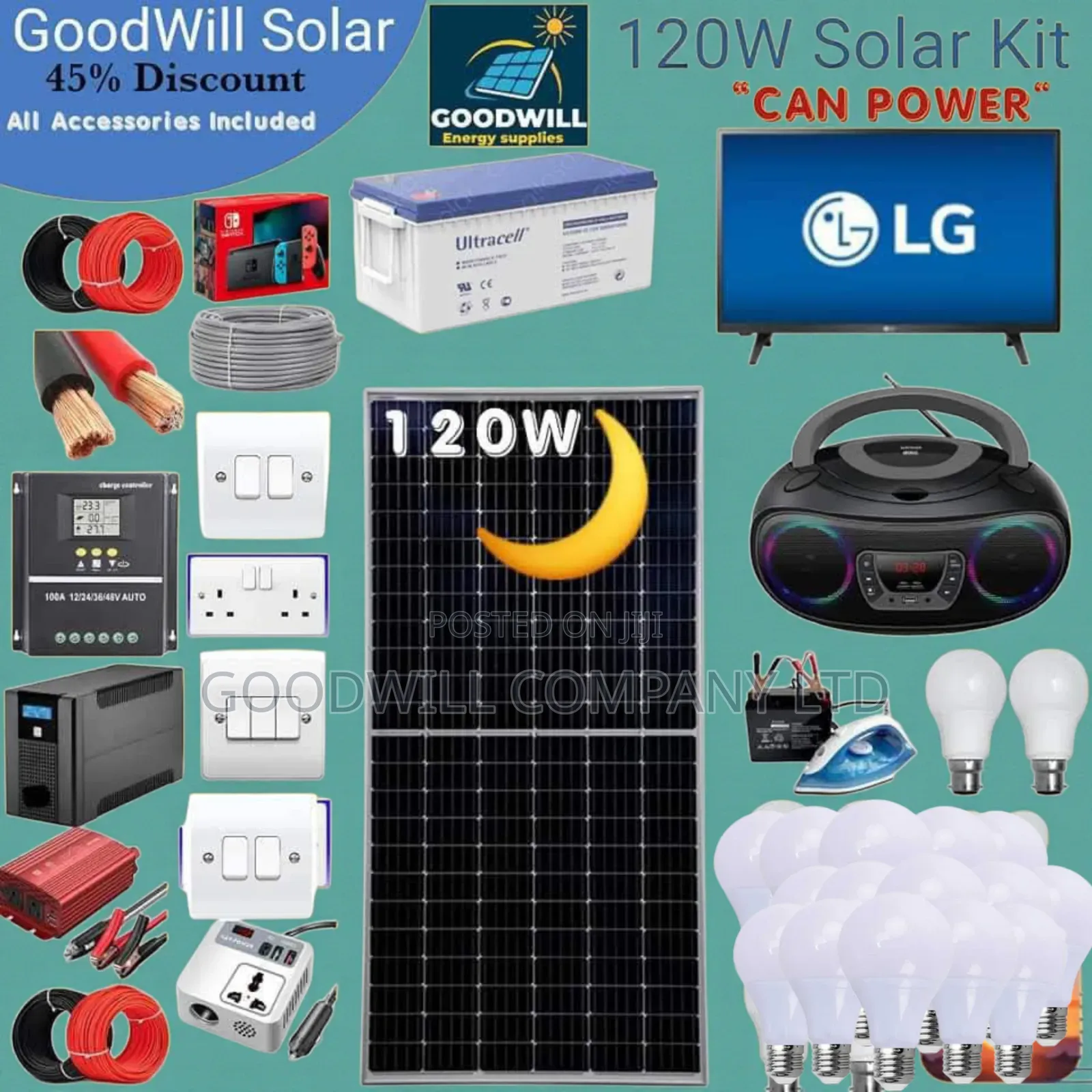 120w Next Power Solar Kit
