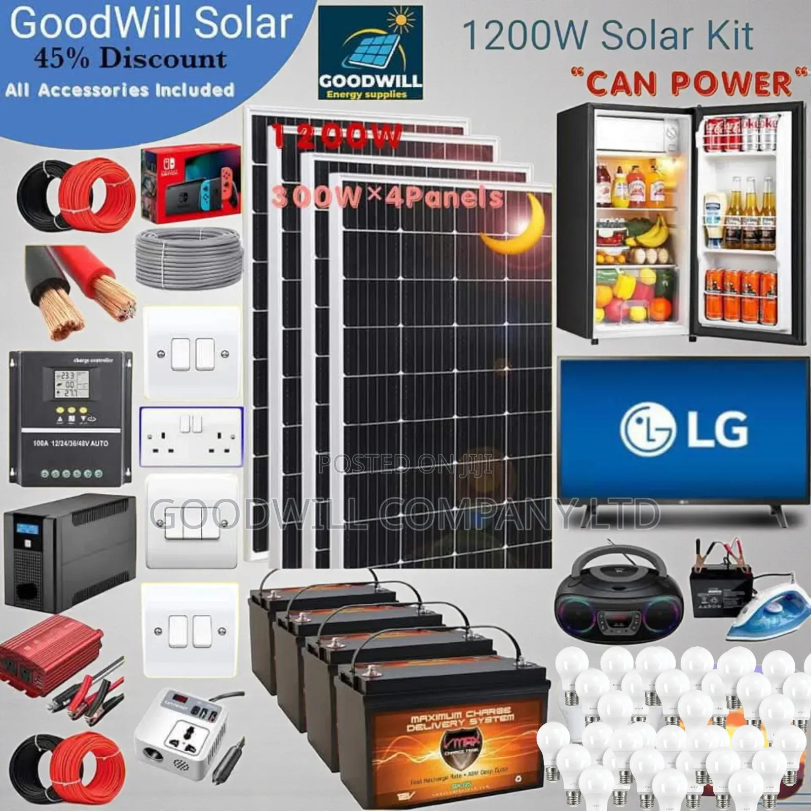 1200w Next Power Solar Kit