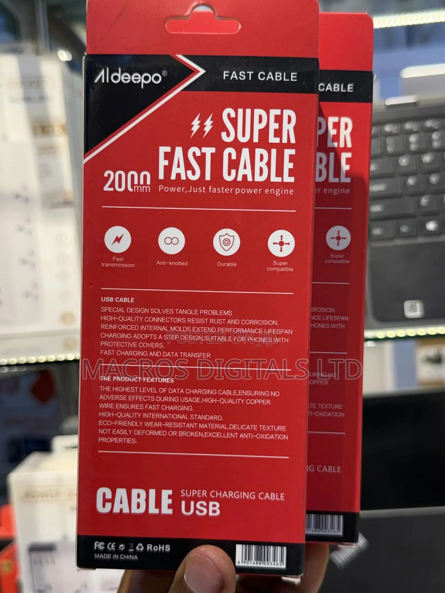 Faster Charging Cable for Phones