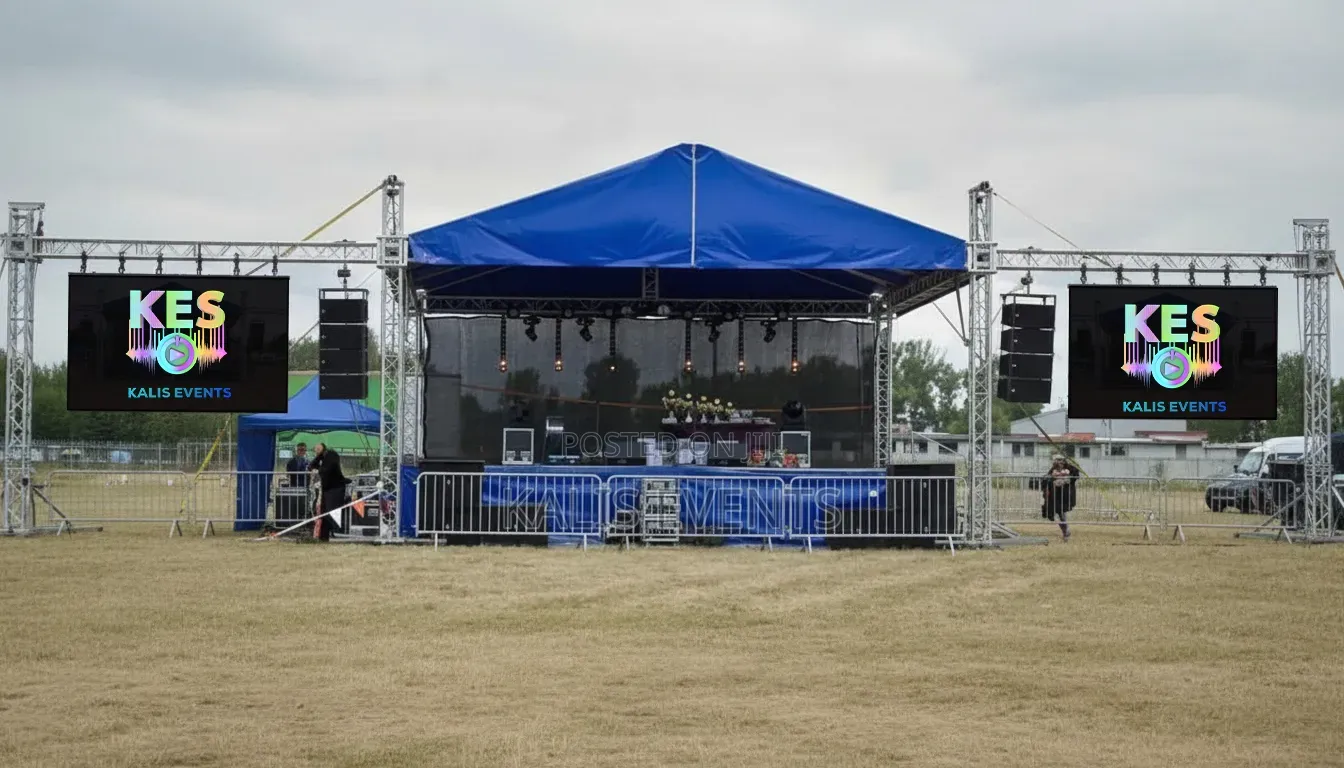 Stage Truss, Stage Lights, Led Screens, Sound, For Hire