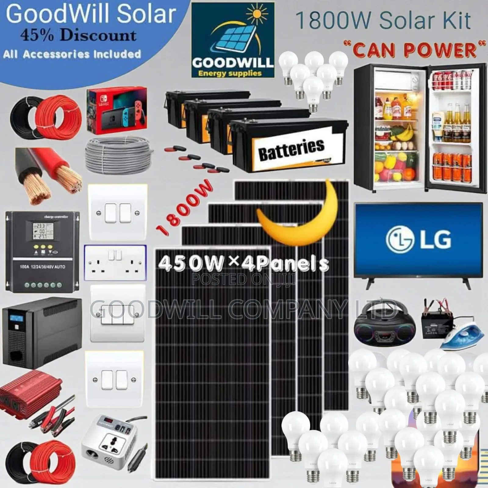 1800w Next Power Solar Kit