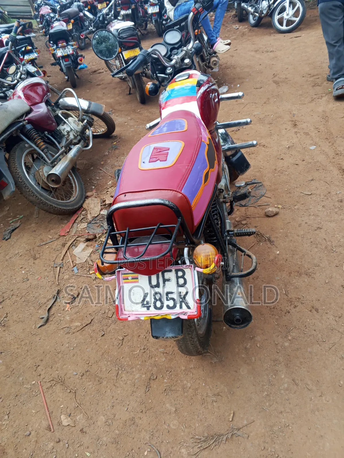 Bajaj Boxer 100 2018 Red
