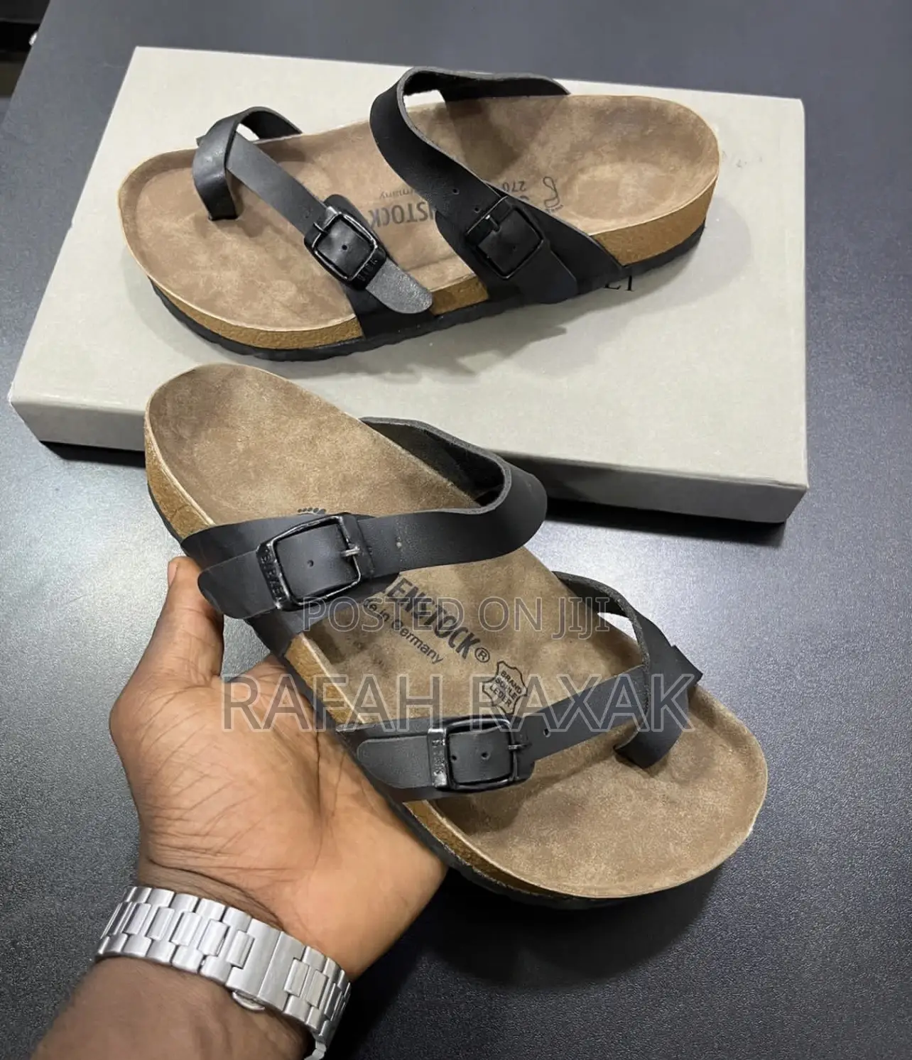 Maroon Version of Lady’S Birkenstock Sandals