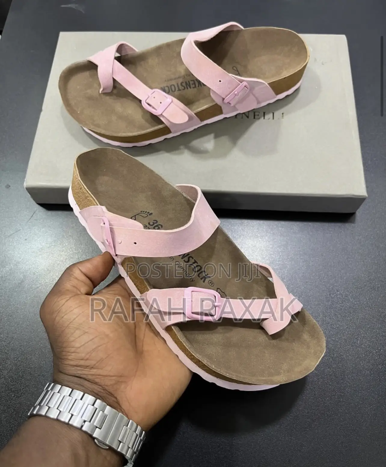 Pink Version of Birkenstock Sandals