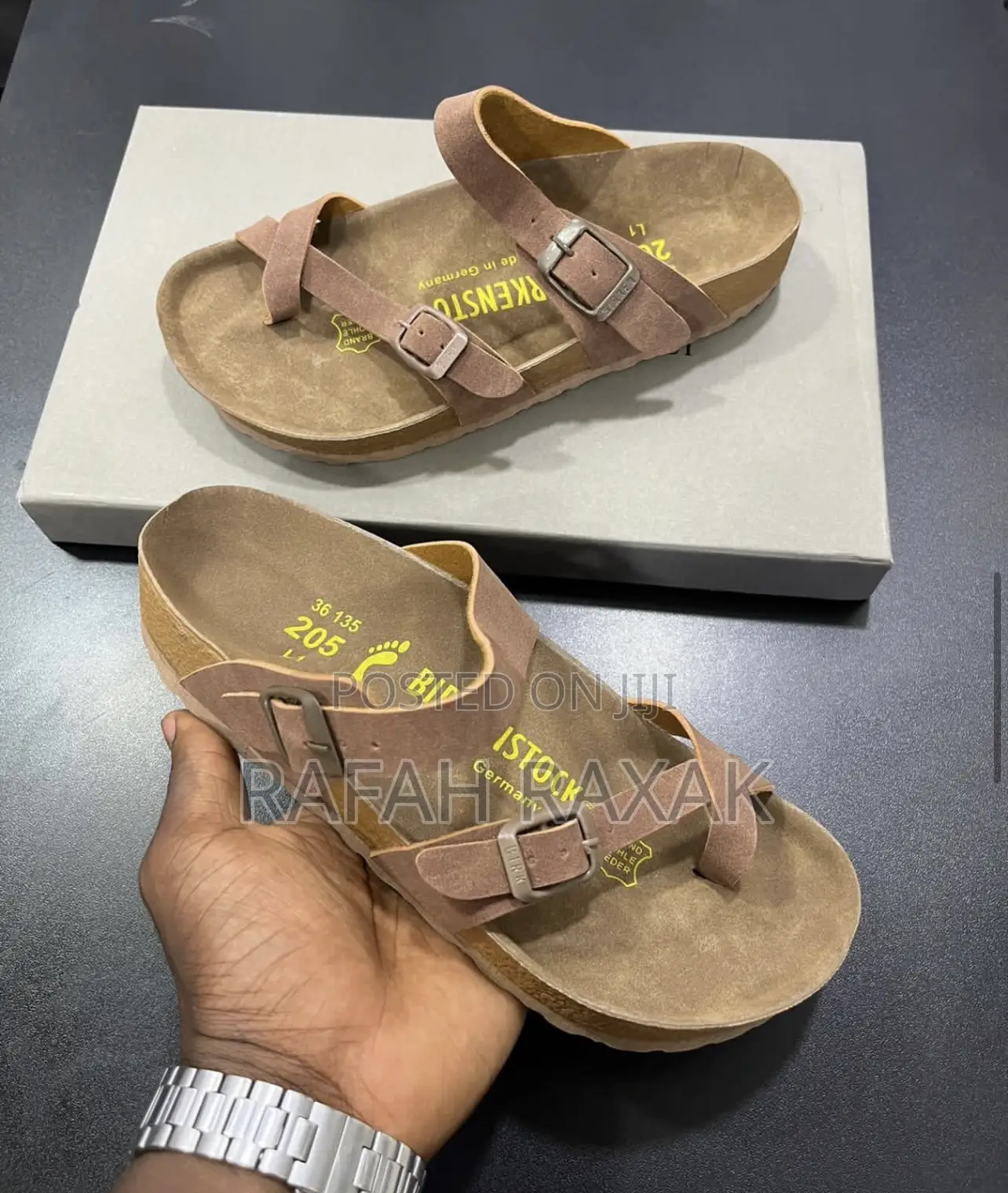 Pink Version of Birkenstock Sandals