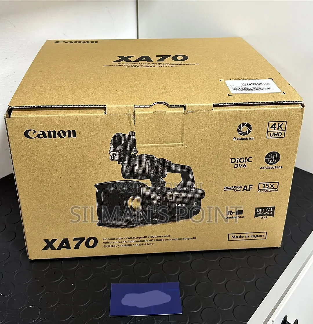 The All New Canon Xa70 Uhd Camcorder