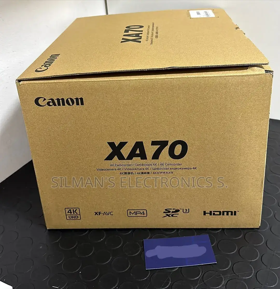 The All New Canon Xa70 Uhd Camcorder