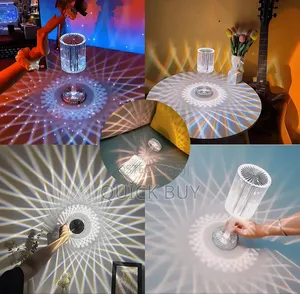 Rechargeable Acrylic Crystal Table Lamp