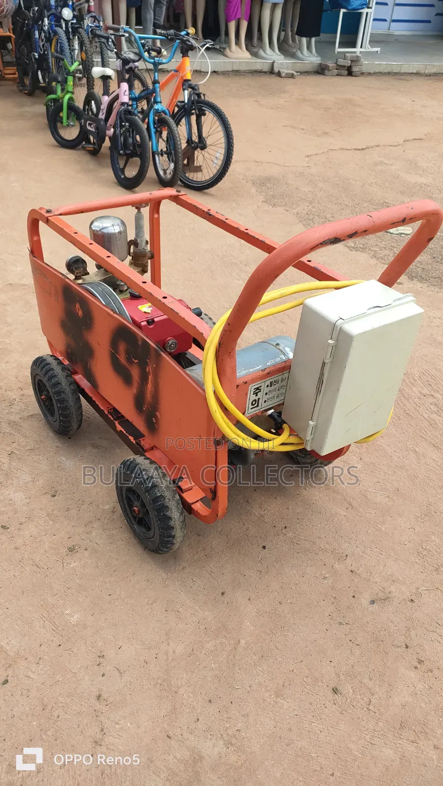 Korea Used Gasoline-Powered Pressure Washer or Sprayer.