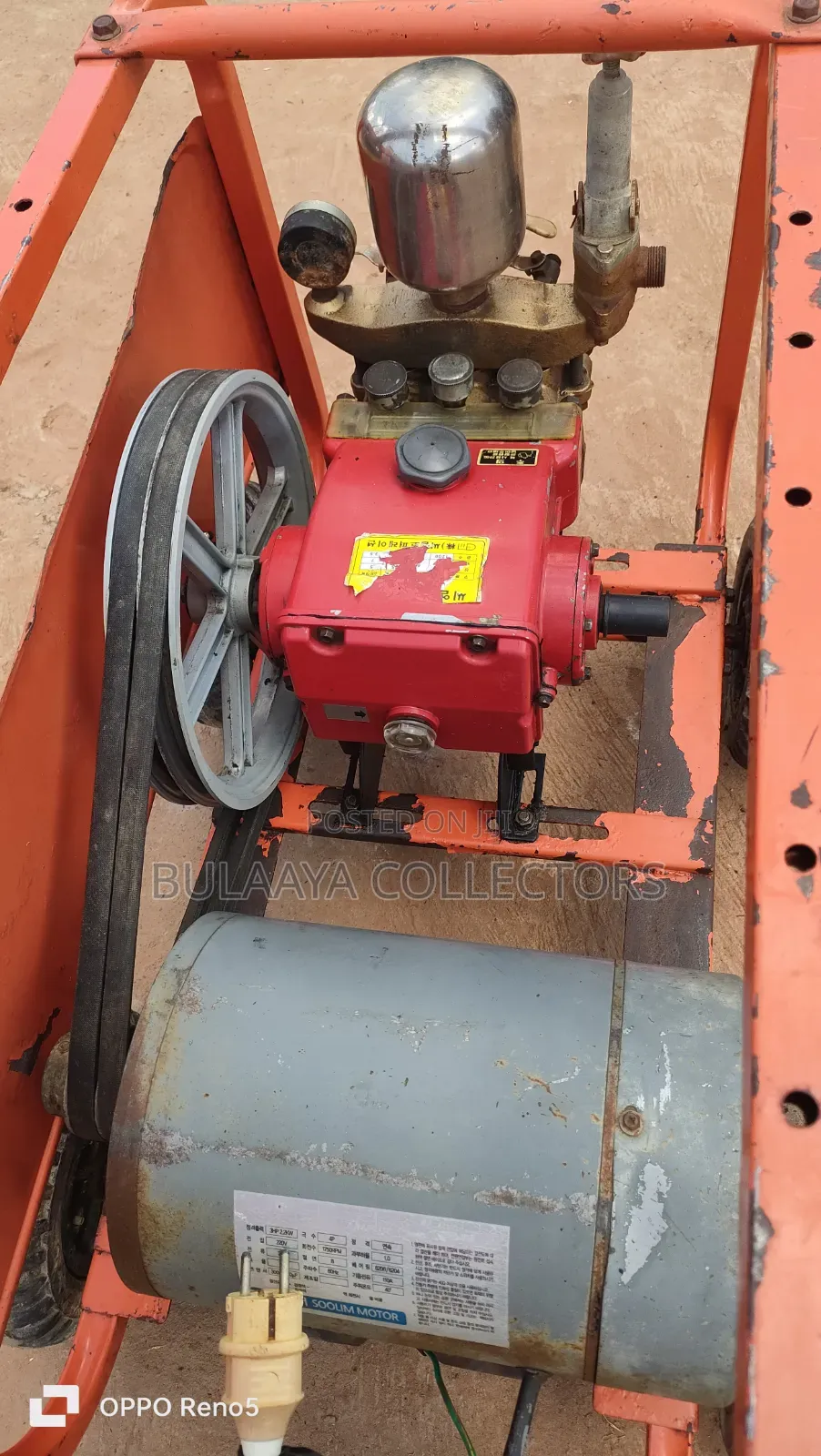 Korea Used Gasoline-Powered Pressure Washer or Sprayer.