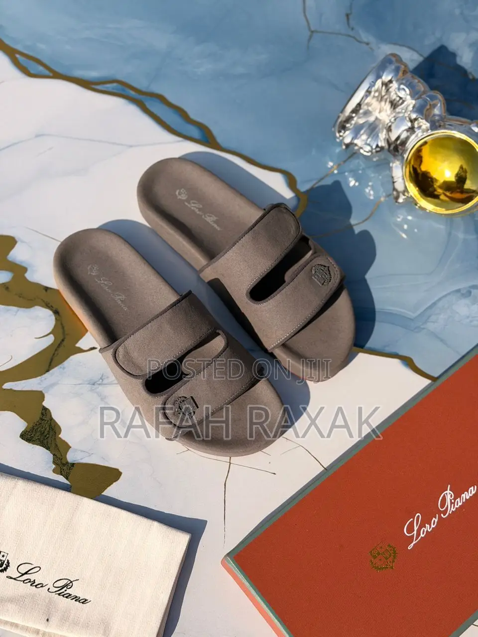 Italian Made Loro Piana Slide Sandals