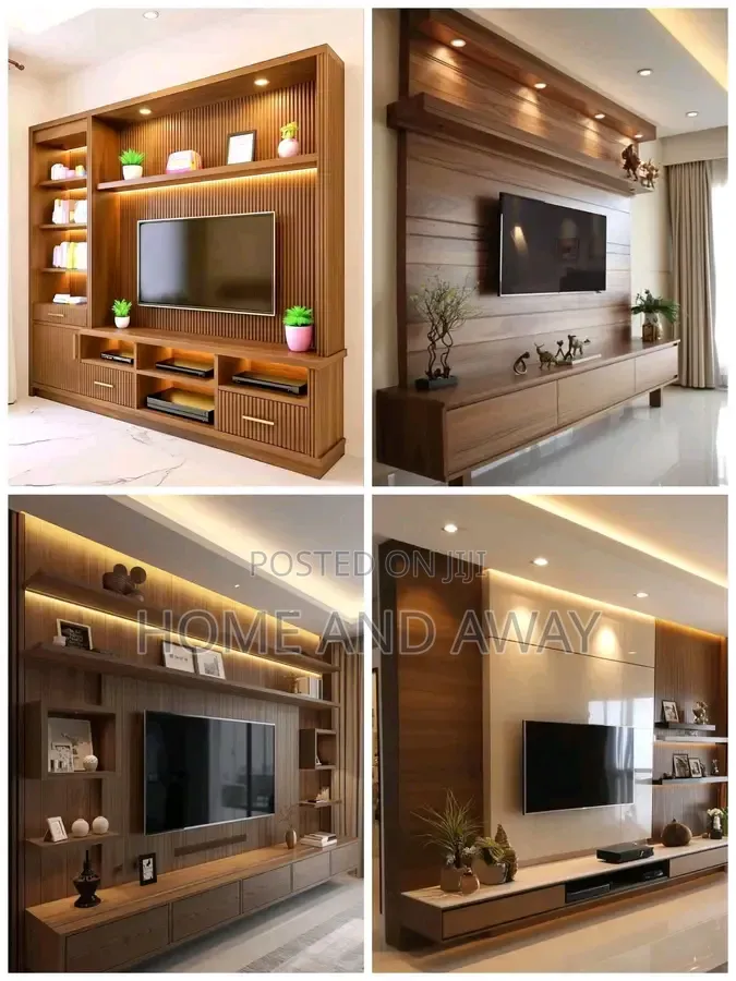 Peculiar Wall Unit Tv Stands From 1,990,000/- Full Setup in Any Colour