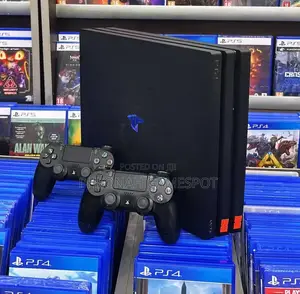 Ps4 Pro With 2 Brand New Controllers, 30 Games. Play Has No Limits