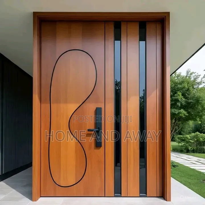 Heavy Duty Security Wooden Doors From 2,000,000/- Anycolour on Order