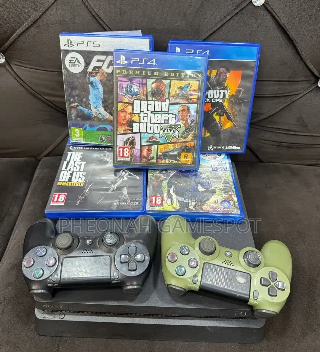 Ps4 Slim Gaming Console. 2 Pads, 12 Games. It's More Fun Than Wedding