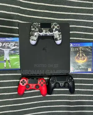 Ps4 Slim 500gb Chipped, Software Version 13.50. 12 Games, 2 Controller