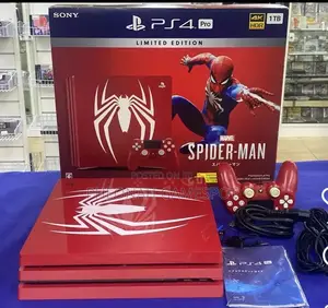 Ps4 Pro Spiderman Edition. Chipped. Has 30 Games, 2 Controllers. Love