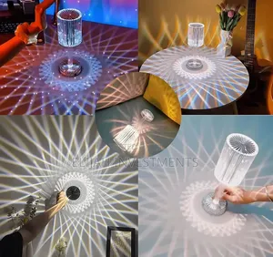 Rechargeable Acrylic Crystal Table Lamps
