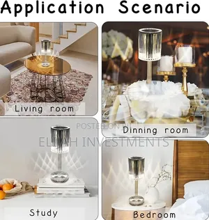 Rechargeable Acrylic Crystal Table Lamps
