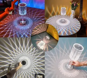 Rechargeable Acrylic Crystal Table Lamps