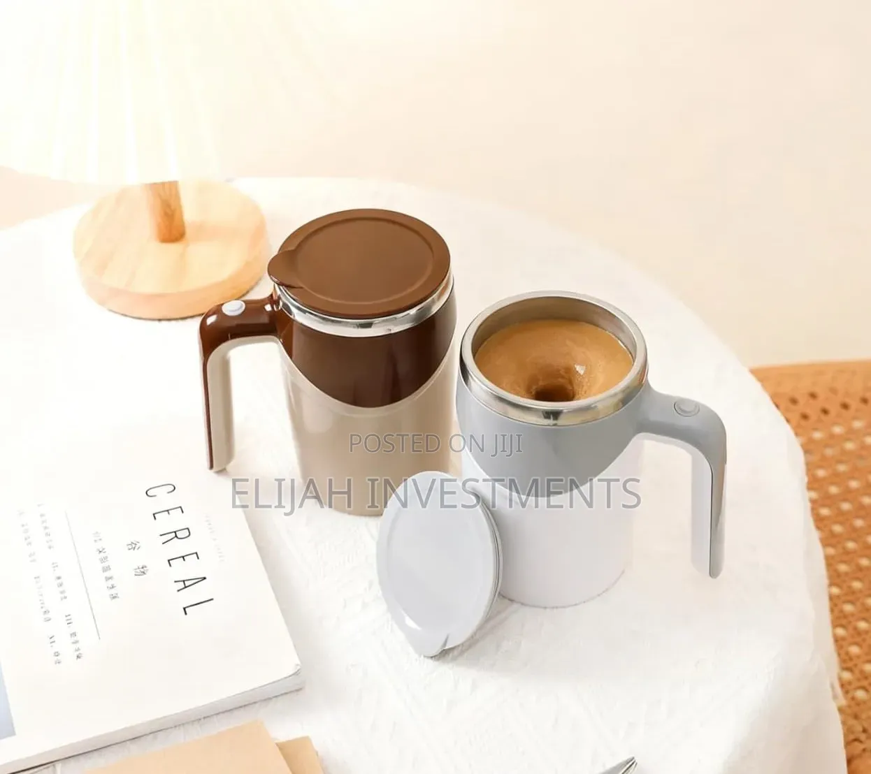 Automatic Self-Stirring Coffee Mug