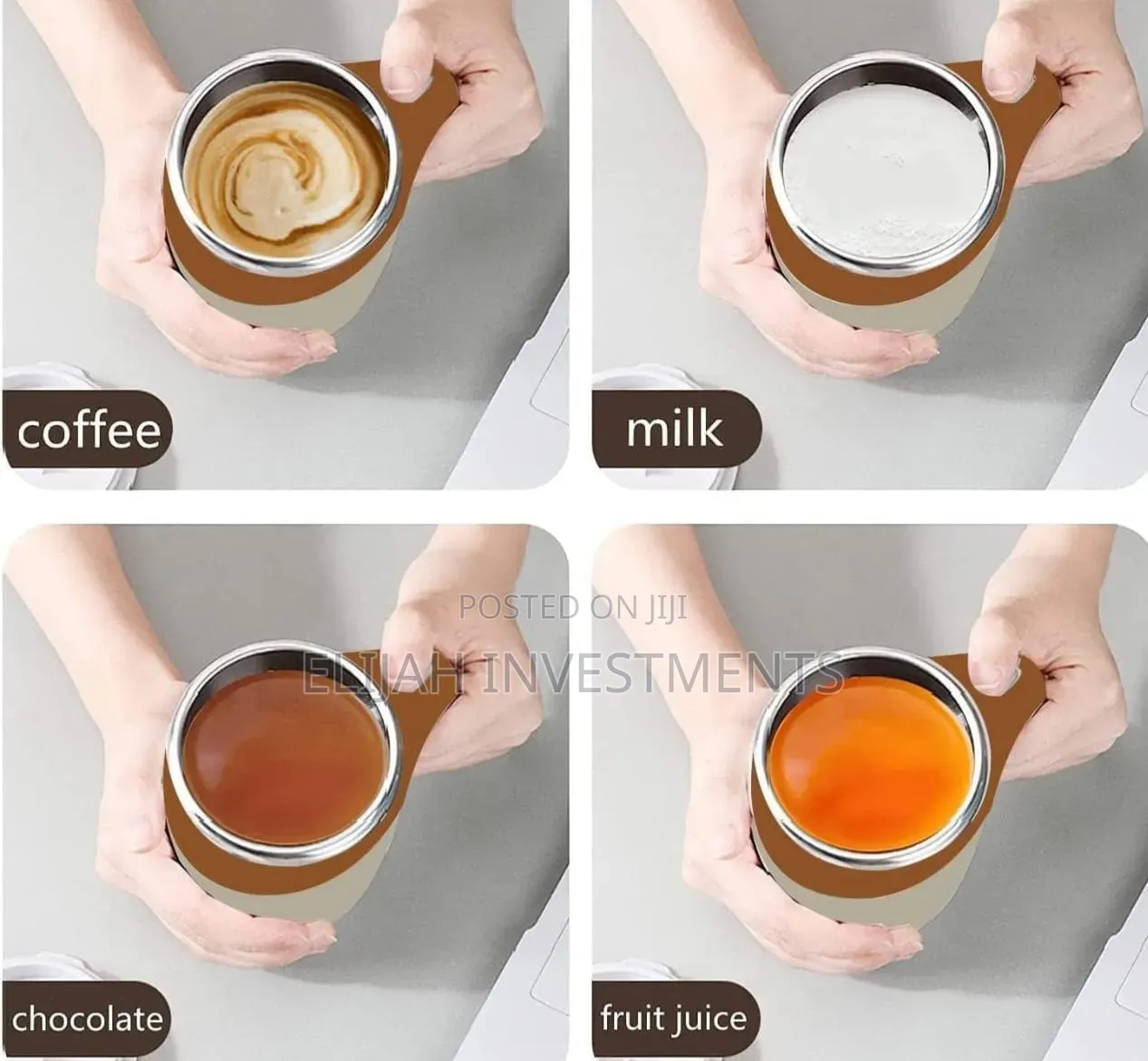 Automatic Self-Stirring Coffee Mug