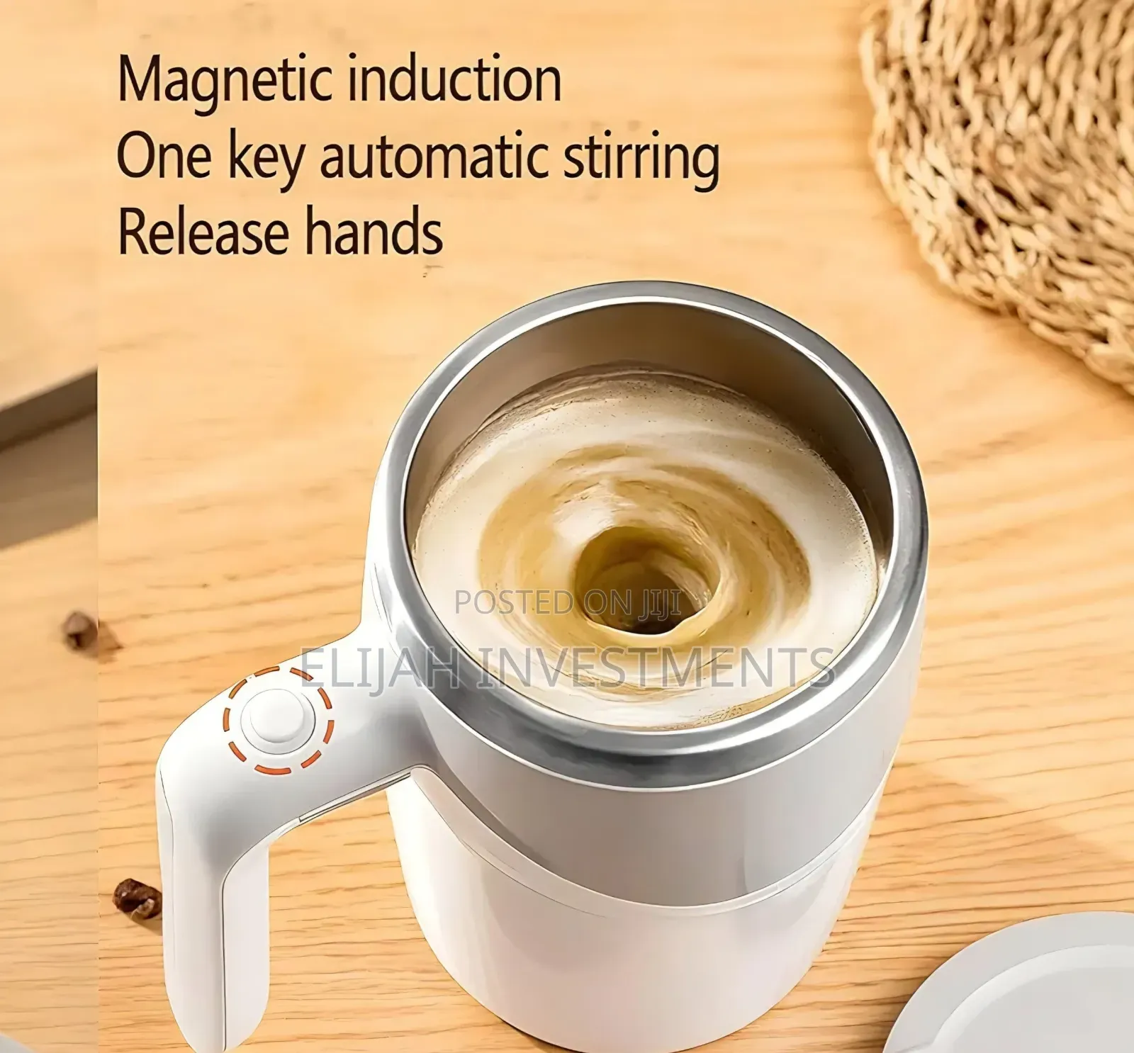 Automatic Self-Stirring Coffee Mug