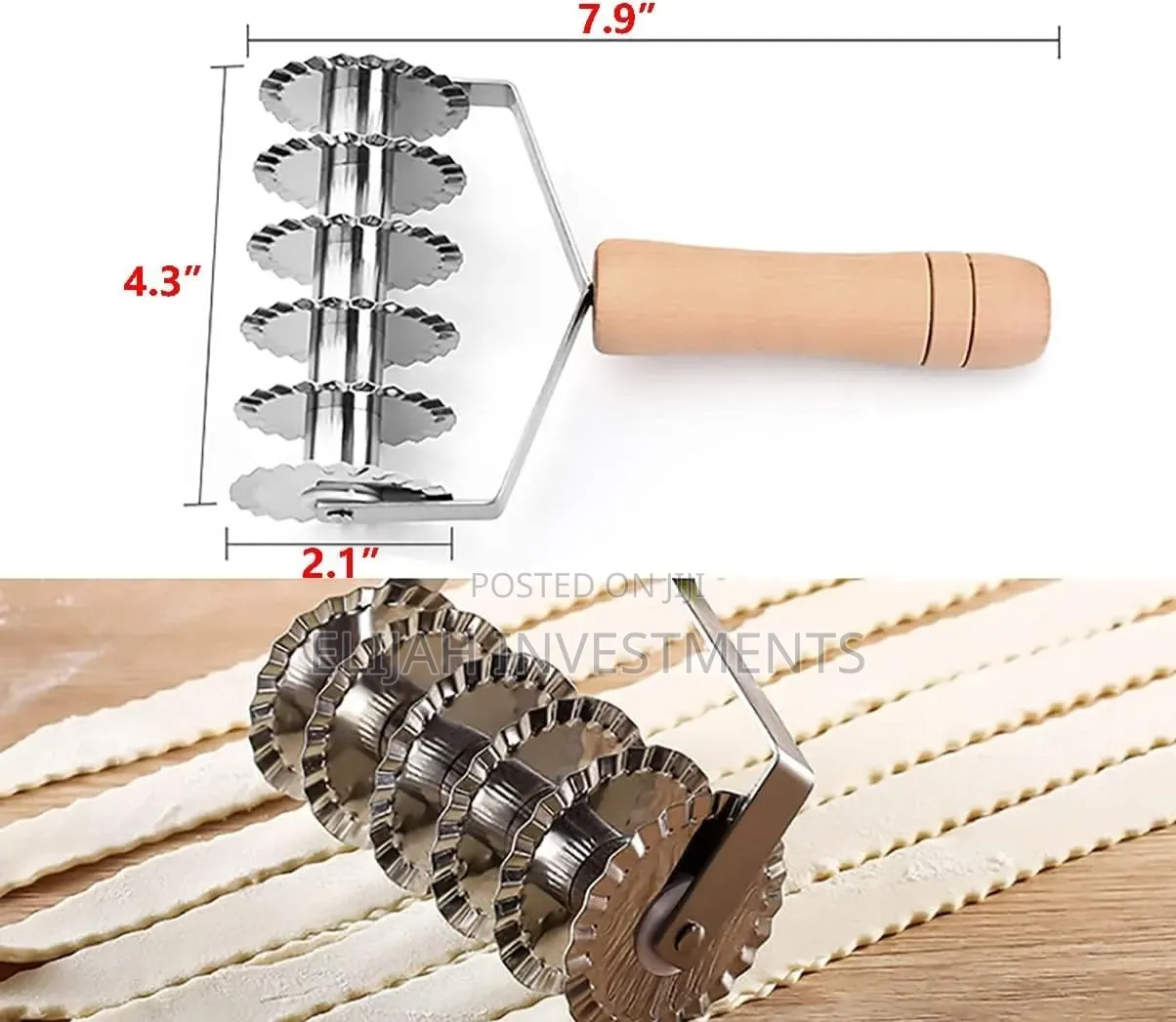 Stainless Steel Pastry Wheel Cutter