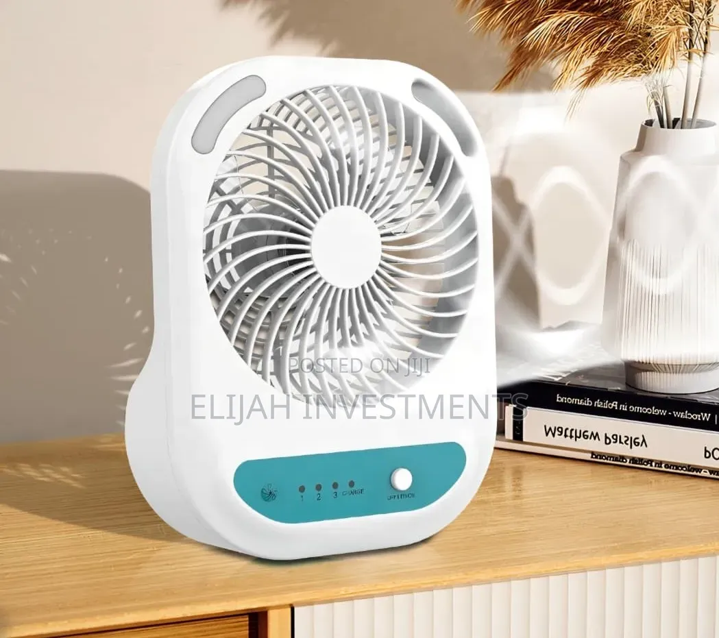 Winning Star St-4052 Rechargeable Table Fan With Led Light