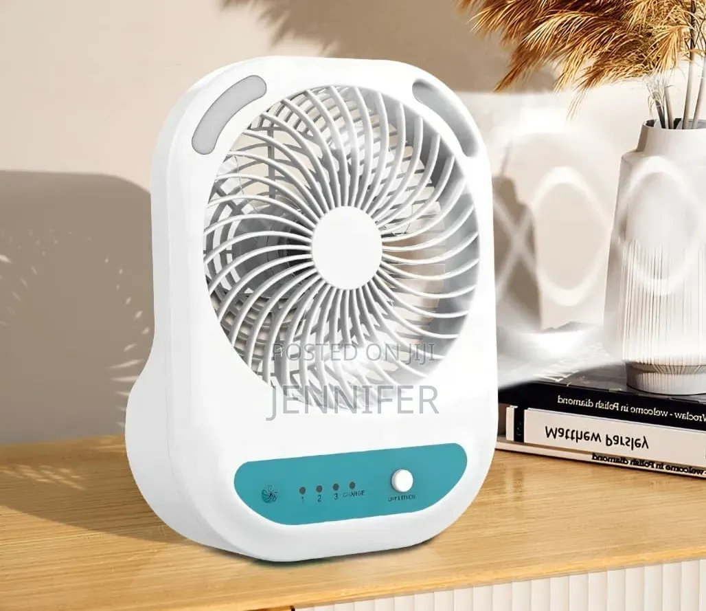 Winning Star St-4052 Rechargeable Table Fan With Led Light