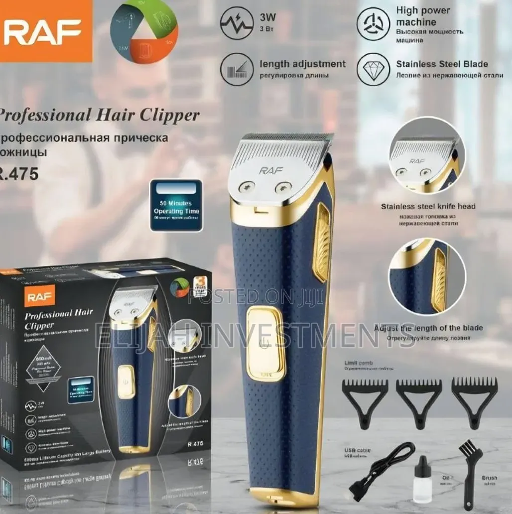 Raf R.475 Cordless Professional Hair Clipper