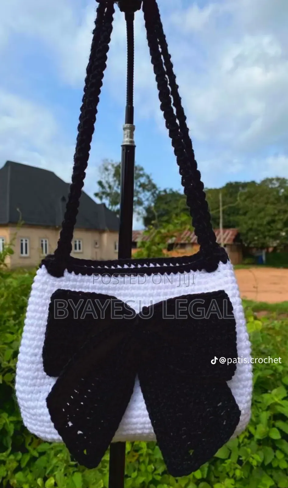 Unique Lady's Handbag Made From Craft and Crotchet