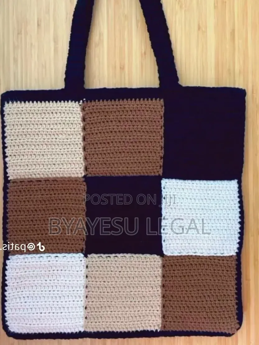 Unique Lady's Handbag Made From Craft and Crotchet